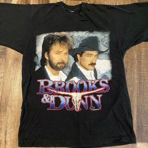 1996 Brooks & Dunn Band Shirt Vintage
